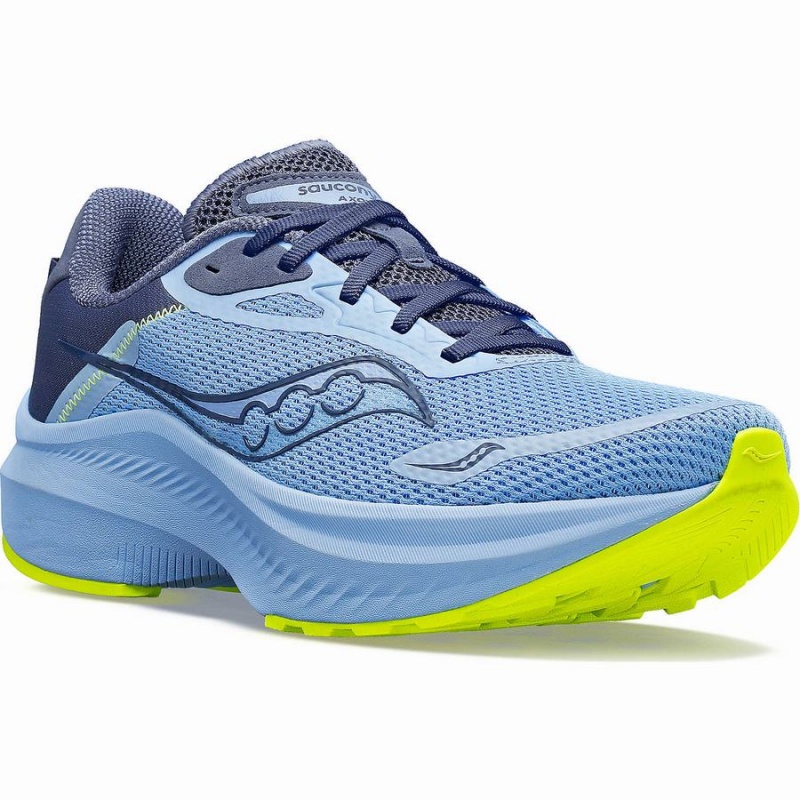 Saucony Axon 3 Női Futócipő Kék Sárga | Hungary S81729-X25