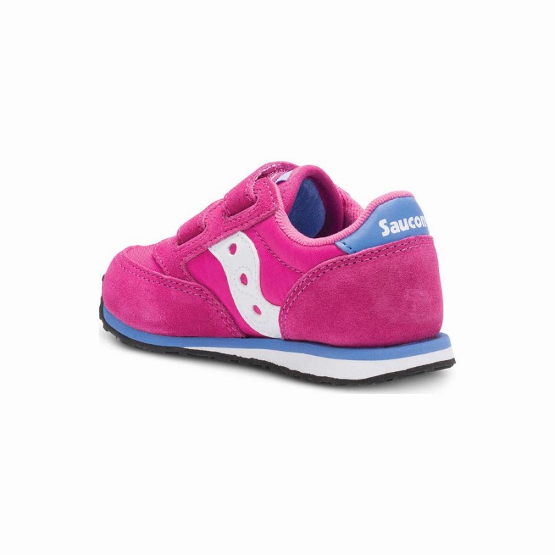 Saucony Baby Jazz Hook & Loop Gyerek Utcai Cipő Rózsaszín | Hungary S56204-E57