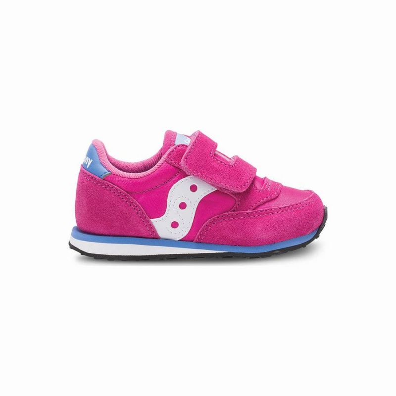 Saucony Baby Jazz Hook & Loop Gyerek Utcai Cipő Rózsaszín | Hungary S56204-E57