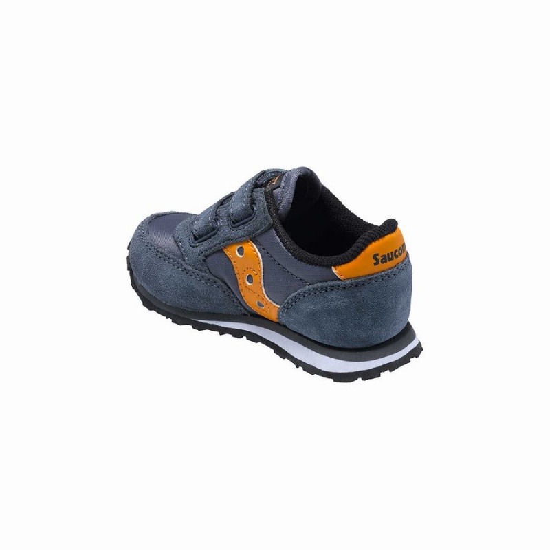 Saucony Baby Jazz Hook & Loop Gyerek Utcai Cipő Szürke Narancssárga | Hungary S10934-R24