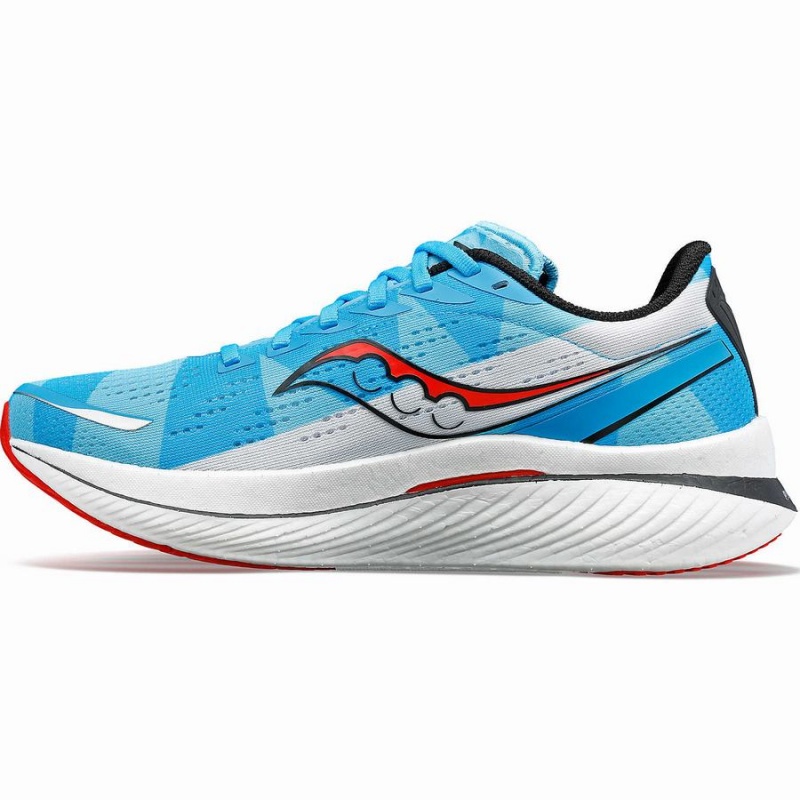 Saucony Chicago Endorphin Speed 3 Női Futócipő Kék Fehér Piros | Hungary S98145-Z06