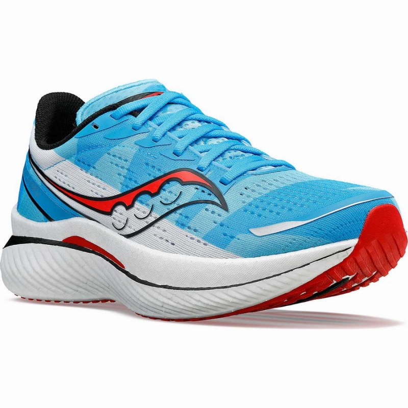 Saucony Chicago Endorphin Speed 3 Női Futócipő Kék Fehér Piros | Hungary S98145-Z06