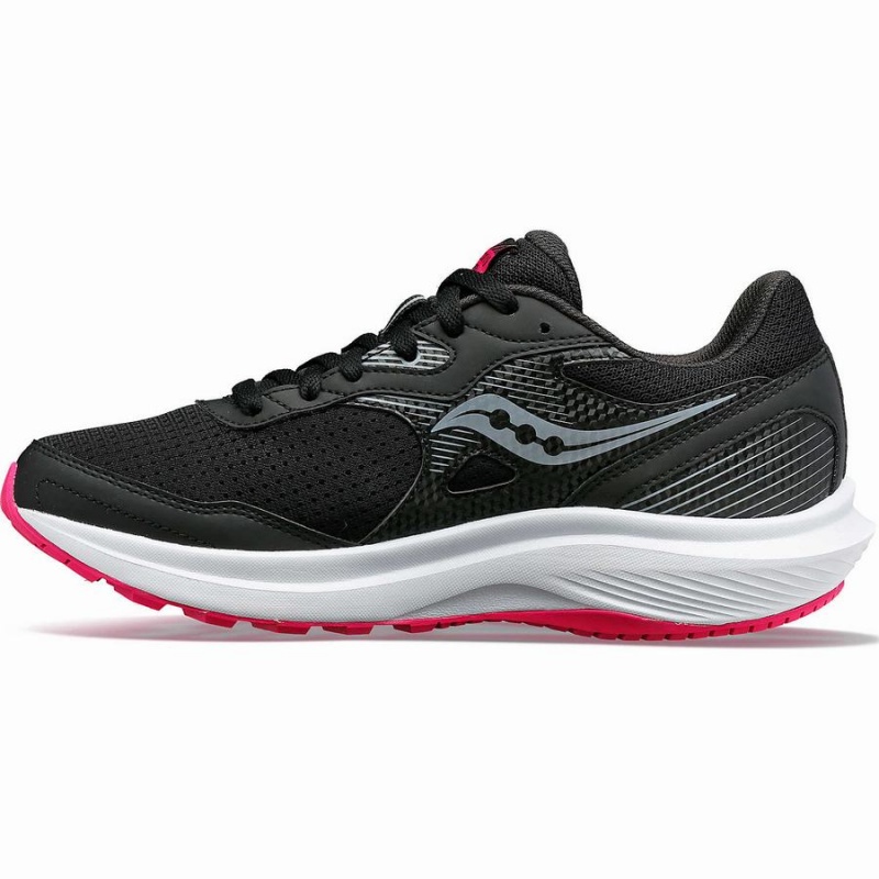 Saucony Cohesion 16 Női Gyalogló Cipő Fekete Fukszia | Hungary S79320-K56