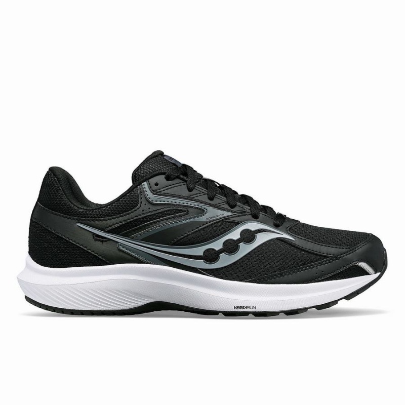 Saucony Cohesion 17 Wide Férfi Futócipő Fekete Fehér | Hungary S08795-K06