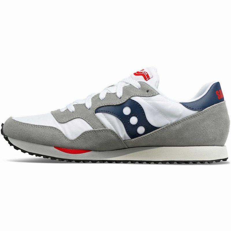 Saucony DXN Trainer Férfi Utcai Cipő Fehér Sötétkék | Hungary S34768-F69