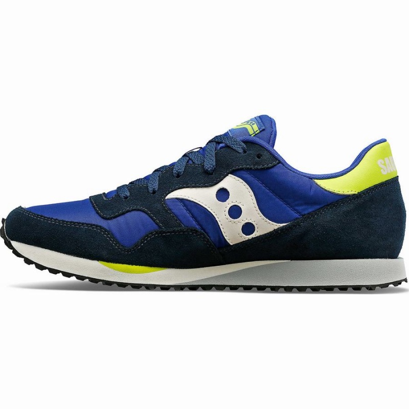 Saucony DXN Trainer Férfi Utcai Cipő Kék Fehér Világos Zöld | Hungary S76581-V64