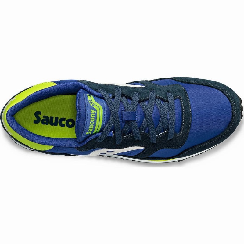 Saucony DXN Trainer Férfi Utcai Cipő Kék Fehér Világos Zöld | Hungary S76581-V64