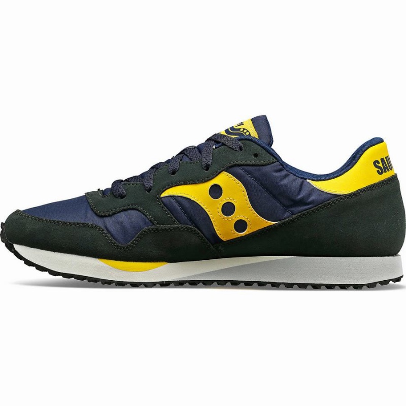 Saucony DXN Trainer Férfi Utcai Cipő Sötétkék Sárga | Hungary S02781-H01