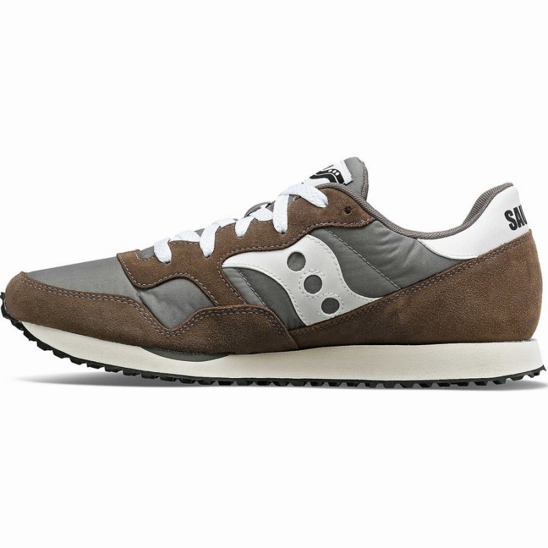 Saucony DXN Trainer Férfi Utcai Cipő Szürke Fehér | Hungary S51428-J69