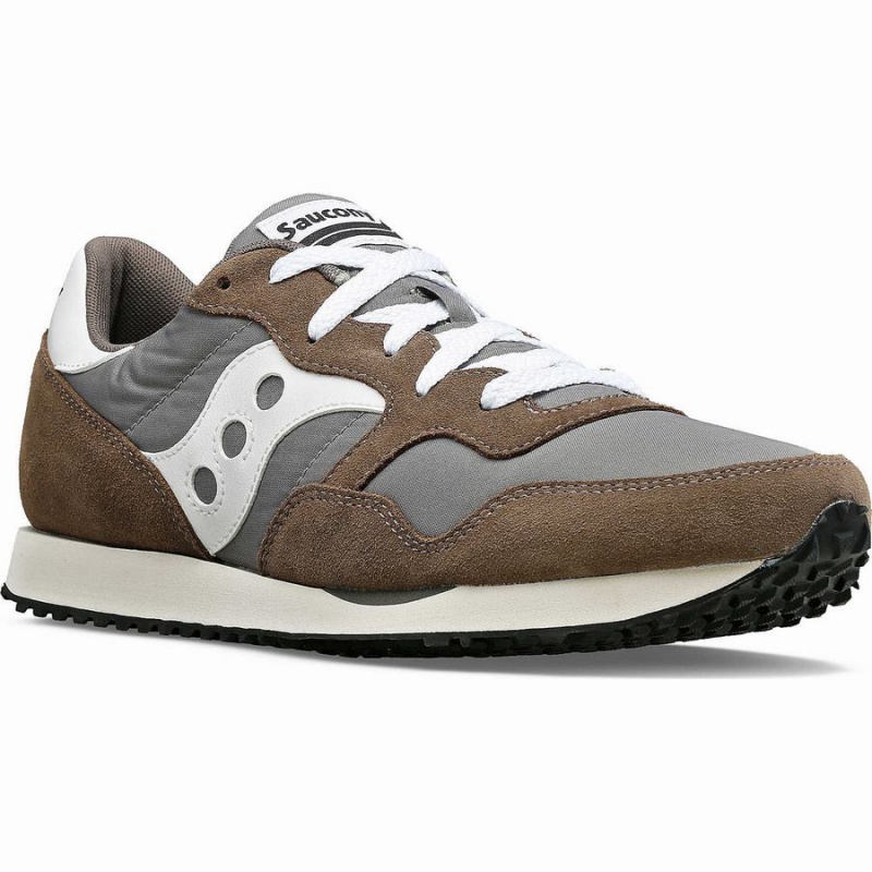 Saucony DXN Trainer Férfi Utcai Cipő Szürke Fehér | Hungary S51428-J69