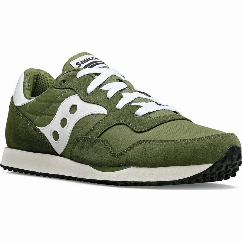 Saucony DXN Trainer Férfi Utcai Cipő Zöld Fehér | Hungary S93627-L96