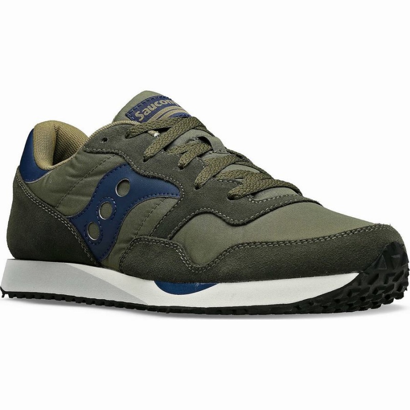 Saucony DXN Trainer Férfi Utcai Cipő Zöld Sötétkék | Hungary S92573-Q70