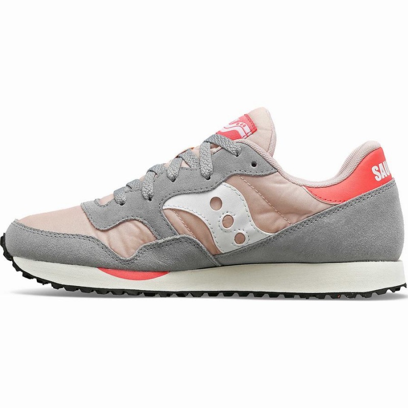 Saucony DXN Trainer Női Utcai Cipő Szürke Rózsaszín | Hungary S51793-F34