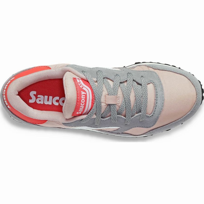 Saucony DXN Trainer Női Utcai Cipő Szürke Rózsaszín | Hungary S51793-F34