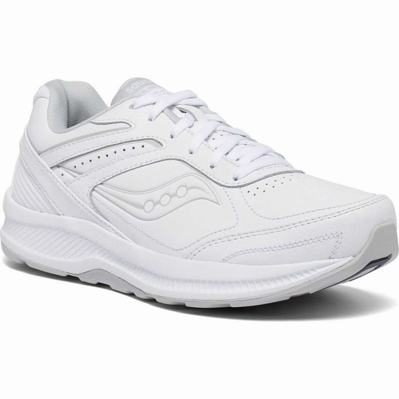 Saucony Echelon Walker 3 Wide Női Gyalogló Cipő Fehér | Hungary S57628-W64