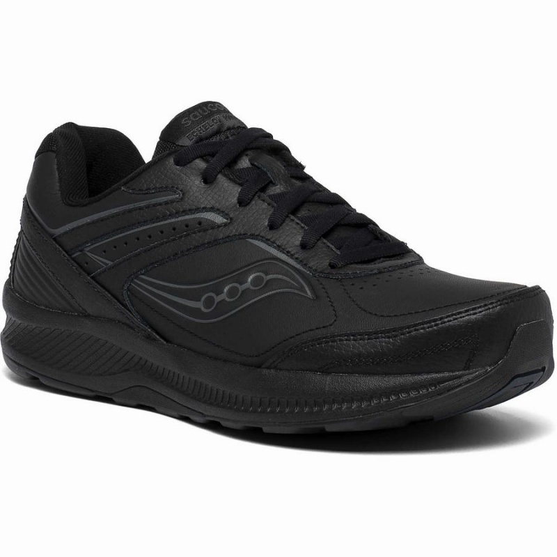 Saucony Echelon Walker 3 Wide Női Gyalogló Cipő Fekete | Hungary S69513-E12