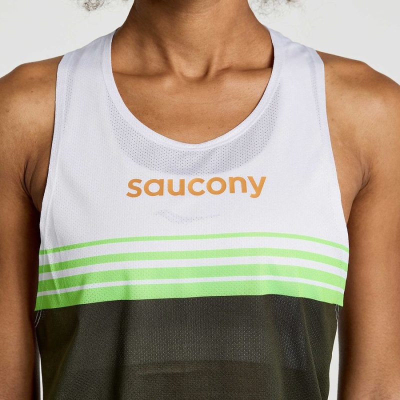 Saucony Elite Singlet Női Trikó Umbra | Hungary S39782-V37