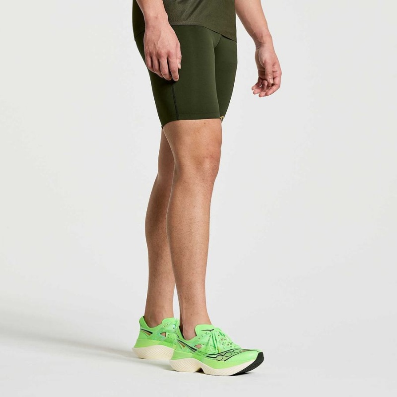 Saucony Elite Tight Férfi Rövidnadrág Umbra | Hungary S95643-B65