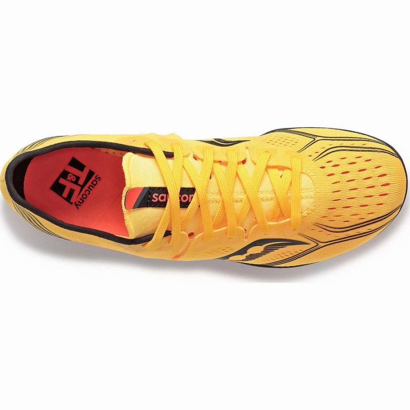 Saucony Endorphin 3 Spike Női Szöges Cipő Arany Piros | Hungary S10483-W19