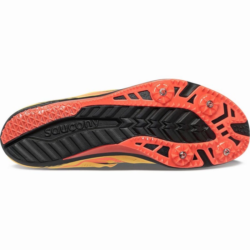 Saucony Endorphin 3 Spike Női Szöges Cipő Arany Piros | Hungary S10483-W19