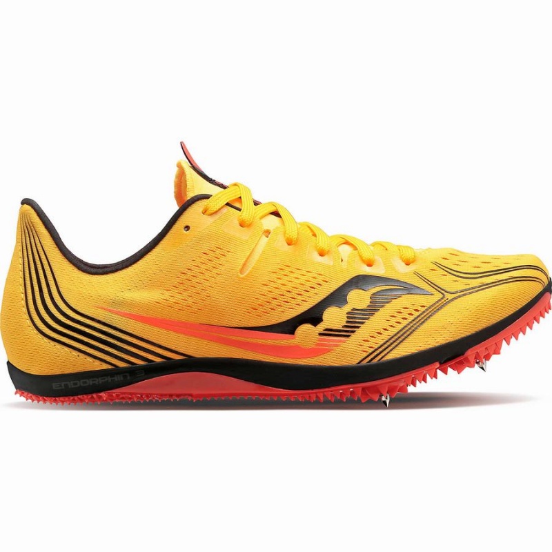 Saucony Endorphin 3 Spike Női Szöges Cipő Arany Piros | Hungary S10483-W19