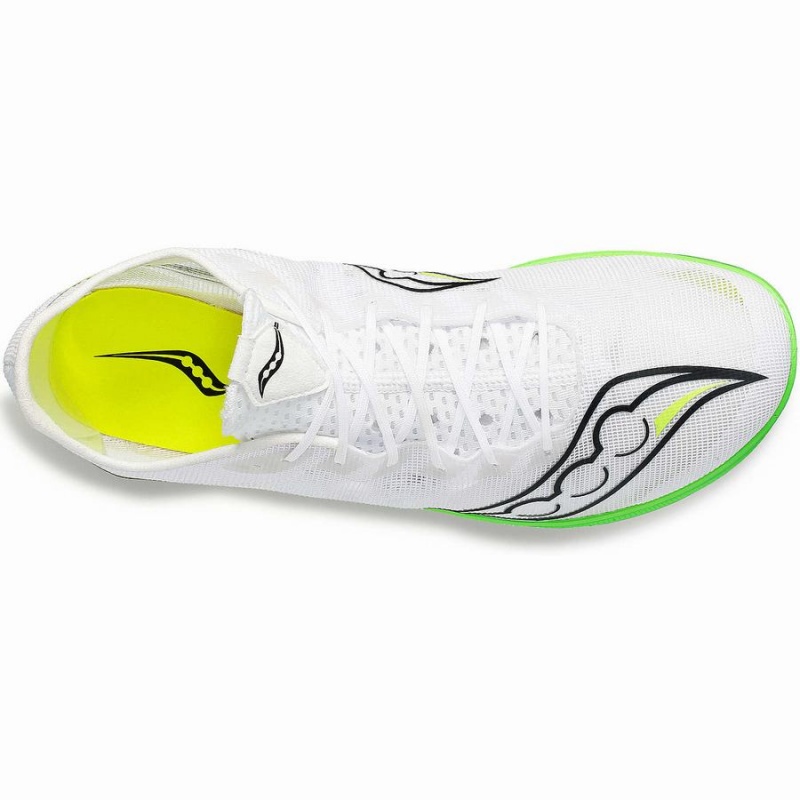 Saucony Endorphin Cheetah Férfi Szöges Cipő Fehér Zöld | Hungary S56830-U83