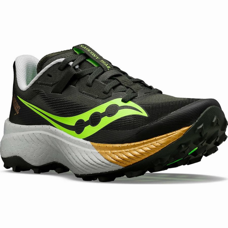 Saucony Endorphin Edge Férfi Futócipő Umbra / Slime | Hungary S23059-H63