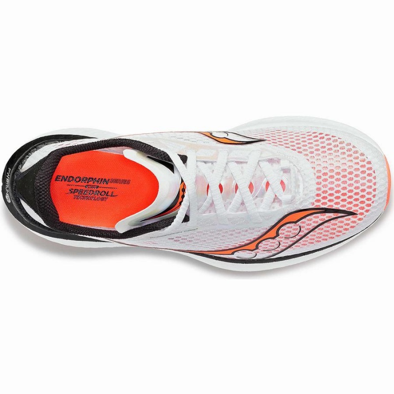 Saucony Endorphin Pro 3 Férfi Futócipő Fehér Fekete Piros | Hungary S05867-K47