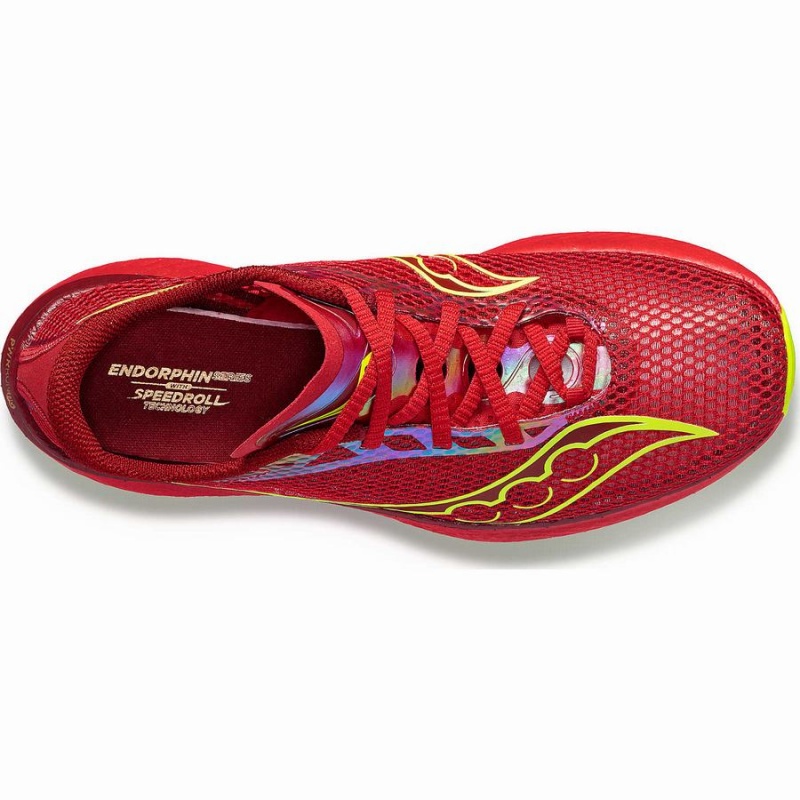 Saucony Endorphin Pro 3 Férfi Futócipő Piros | Hungary S47038-L59