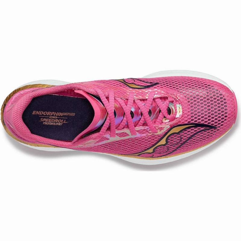 Saucony Endorphin Pro 3 Férfi Futócipő Rózsaszín Sötétkék | Hungary S27958-H86