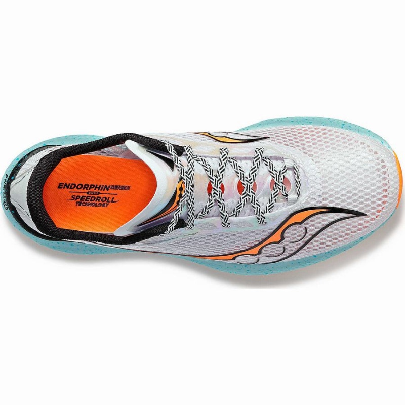 Saucony Endorphin Pro 3 Férfi Futócipő Szürke Narancssárga | Hungary S09174-Q04