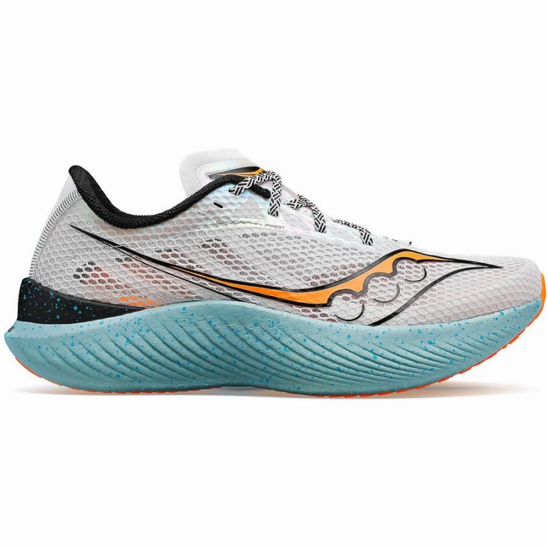 Saucony Endorphin Pro 3 Férfi Futócipő Szürke Narancssárga | Hungary S09174-Q04