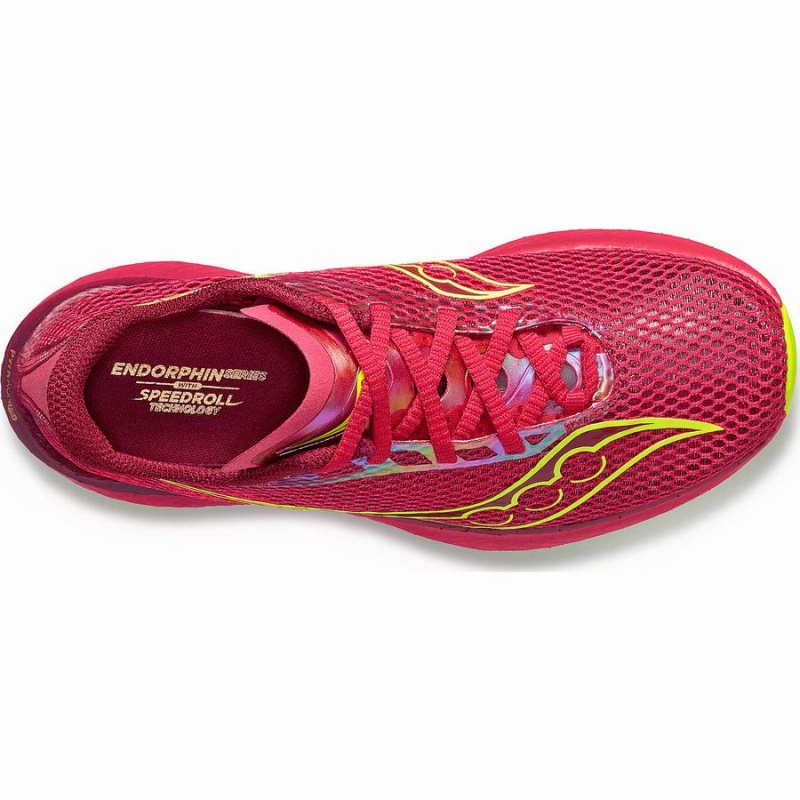 Saucony Endorphin Pro 3 Női Futócipő Piros Rózsaszín | Hungary S04132-U03