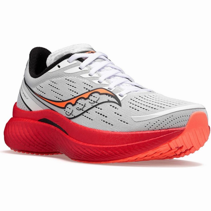 Saucony Endorphin Speed 3 Férfi Futócipő Fehér Fekete Piros | Hungary S56812-L16