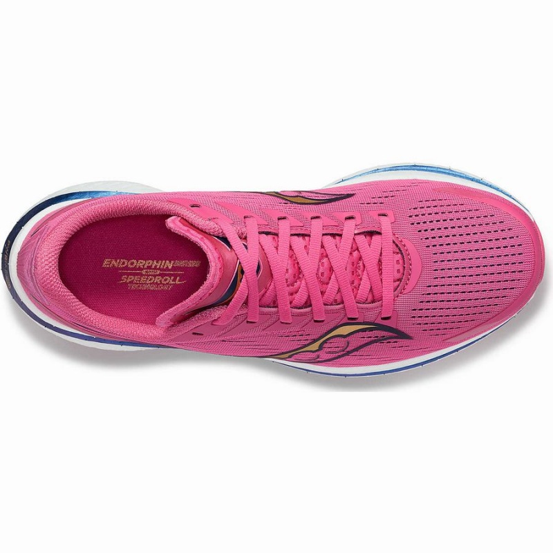 Saucony Endorphin Speed 3 Férfi Futócipő Rózsaszín Sötétkék | Hungary S17684-U73