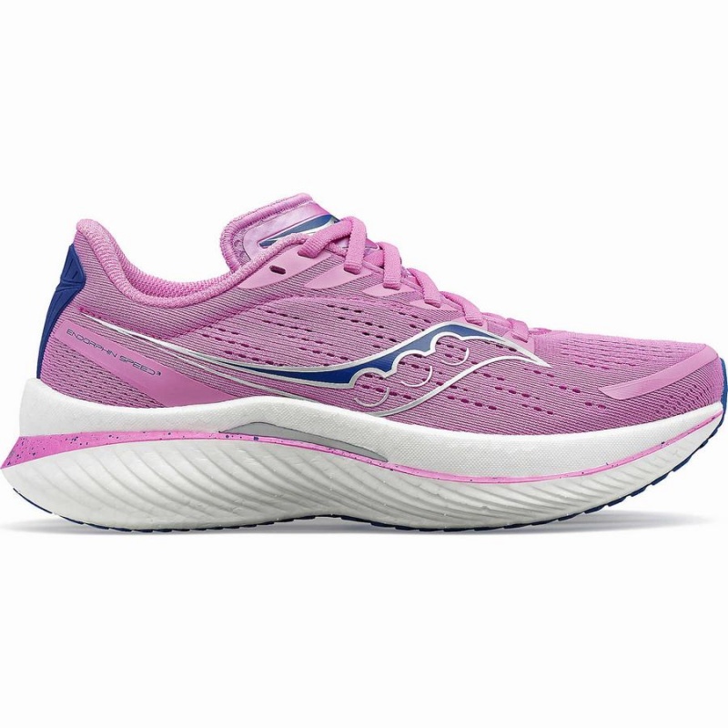 Saucony Endorphin Speed 3 Női Futócipő Lila Sötétkék | Hungary S90486-B10