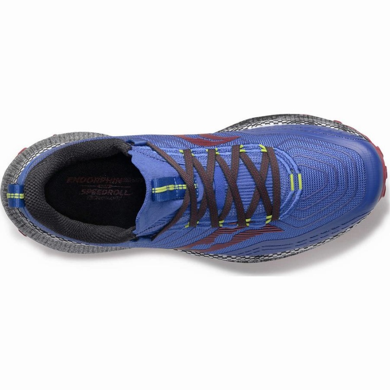 Saucony Endorphin Trail Férfi Terepfutó Cipő Kék Barna | Hungary S29158-Q41