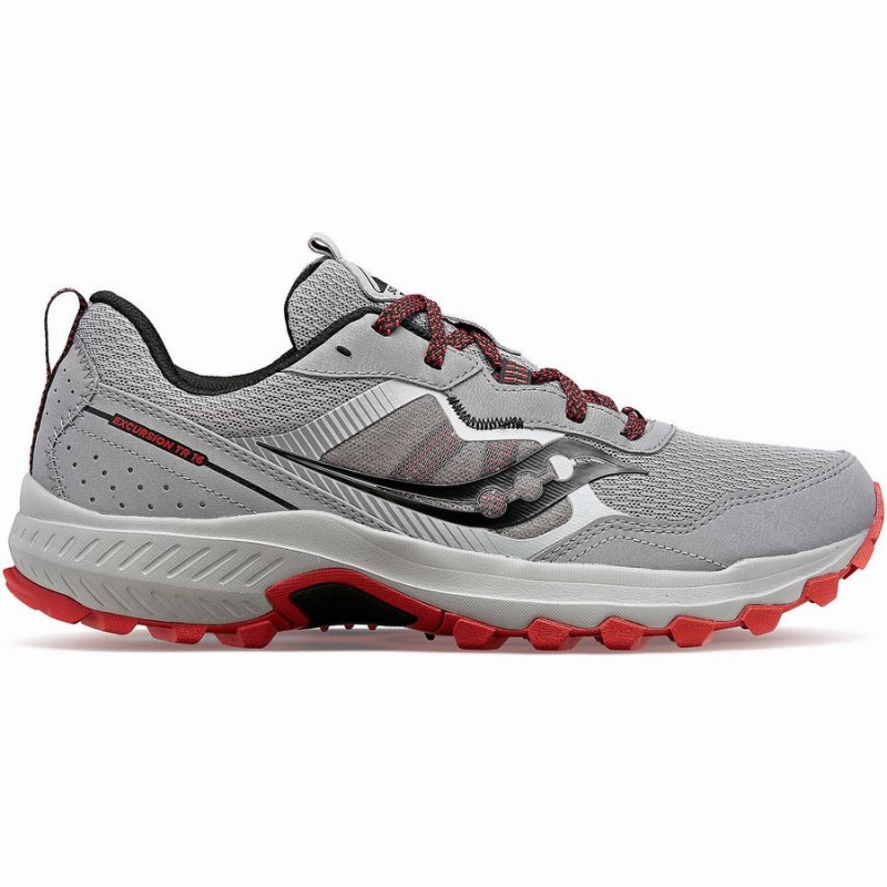 Saucony Excursion TR16 Wide Férfi Terepfutó Cipő Szürke Narancssárga | Hungary S61029-T73