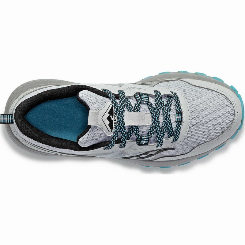 Saucony Excursion TR16 Wide Női Terepfutó Cipő Szürke Kék | Hungary S58342-R40