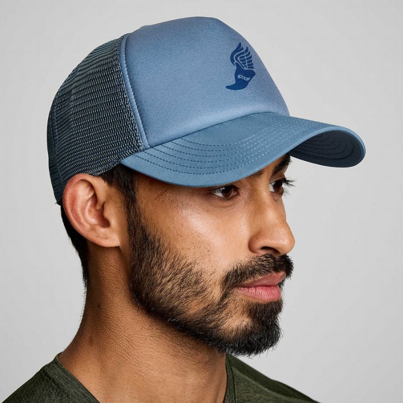 Saucony Foamie Trucker Férfi Kalap Kék | Hungary S17056-A72