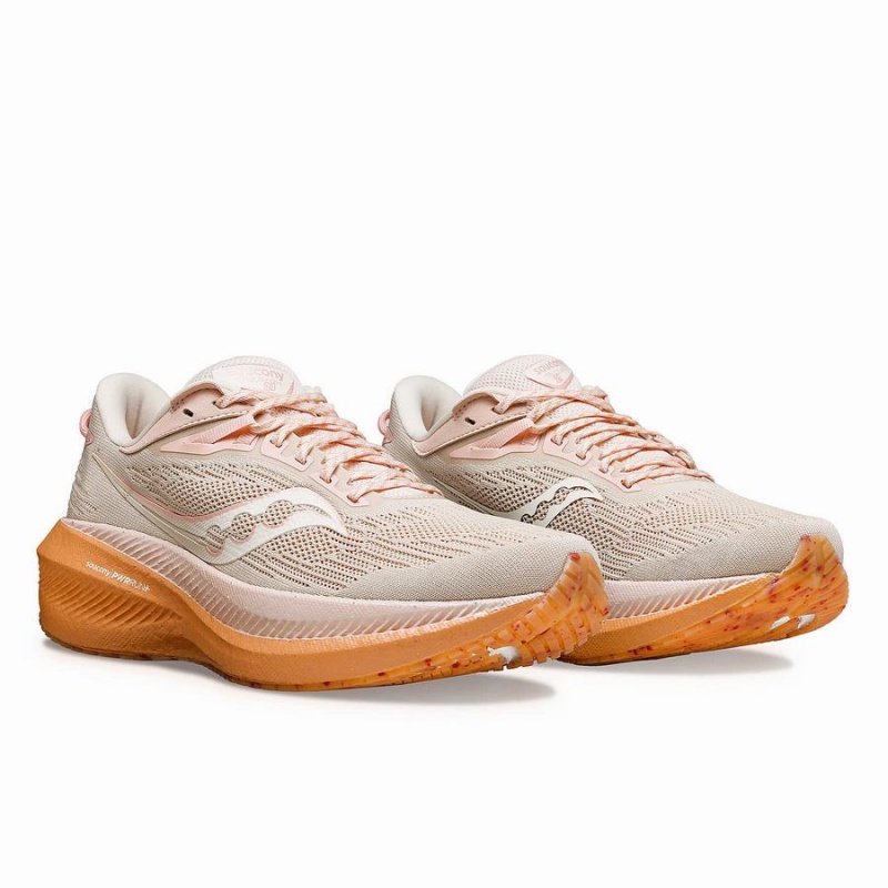 Saucony Galentine's Day Triumph 21 Női Futócipő Rózsaszín | Hungary S82435-Q41