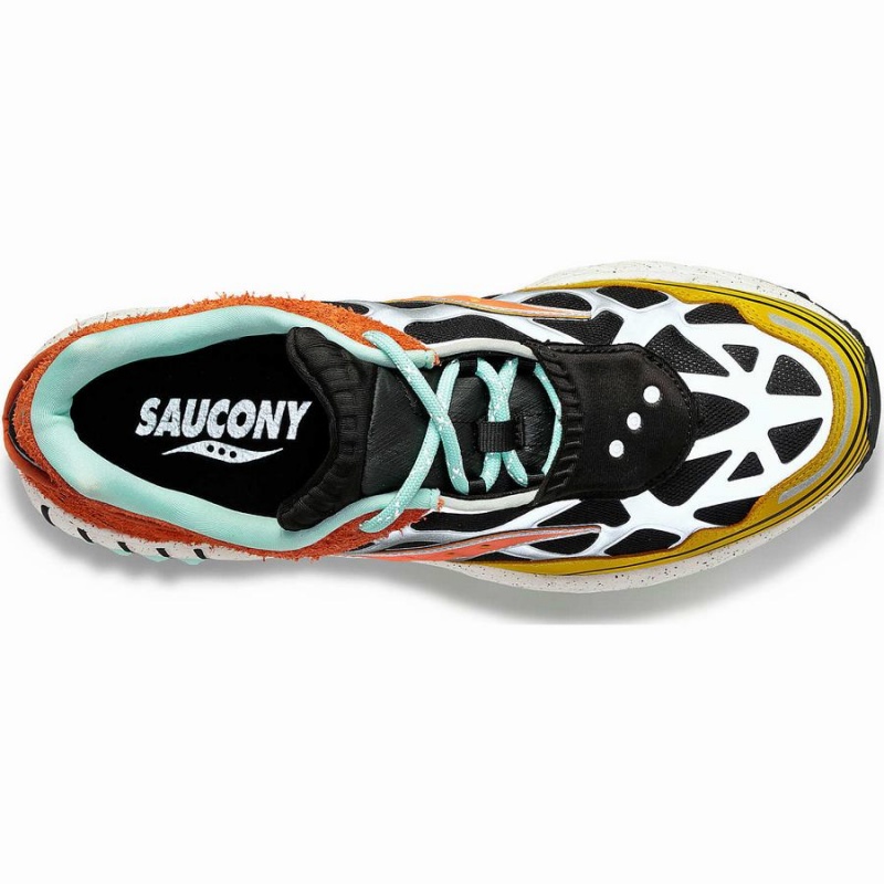 Saucony Grid Web Trailian Férfi Utcai Cipő Barna Mustár | Hungary S51263-A41