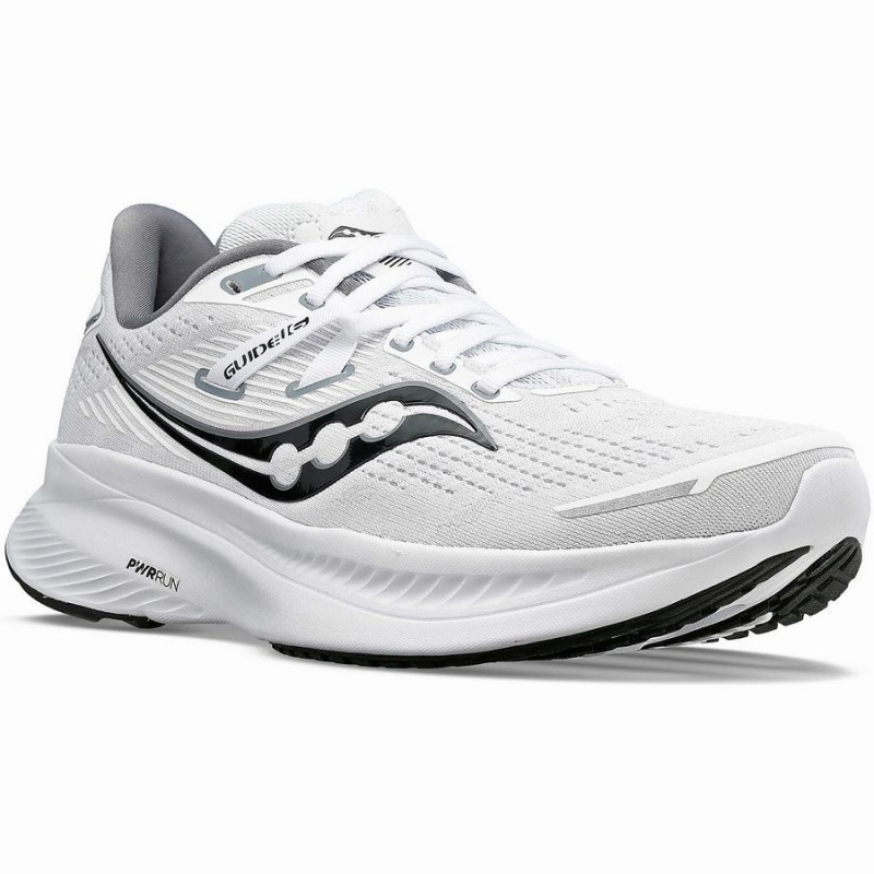 Saucony Guide 16 Férfi Futócipő Fehér Fekete | Hungary S80942-M16