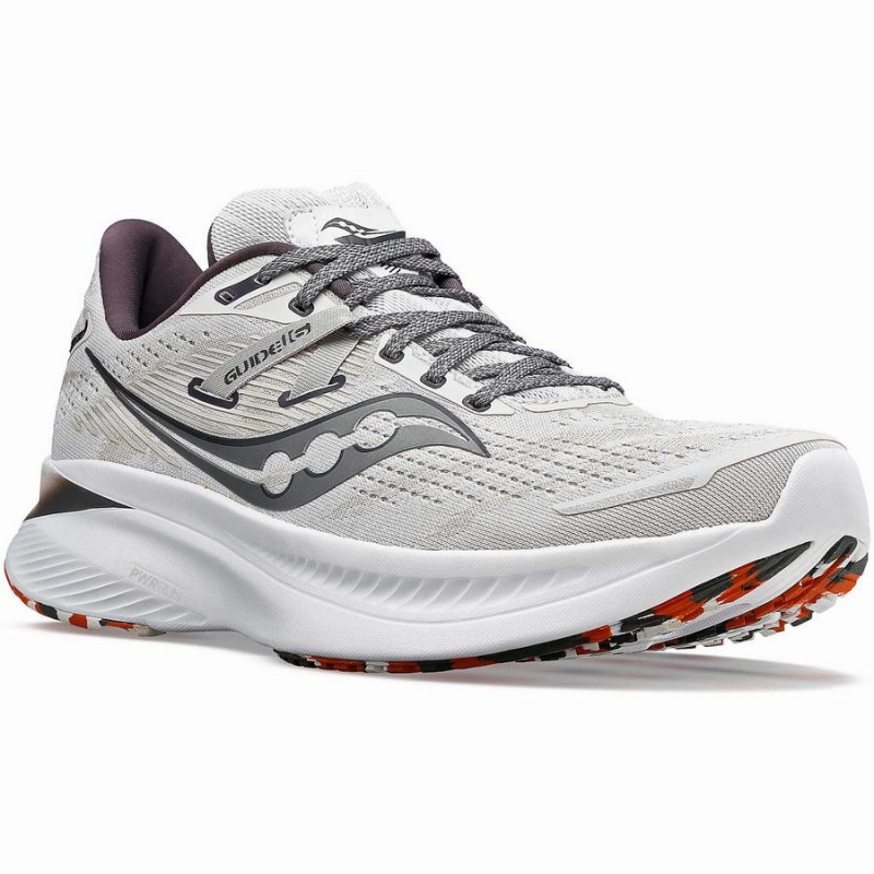 Saucony Guide 16 Férfi Futócipő Fehér Narancssárga | Hungary S61023-F70