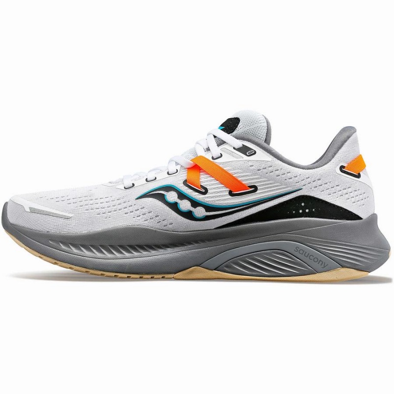 Saucony Guide 16 Férfi Futócipő Fehér Szürke | Hungary S64215-N92