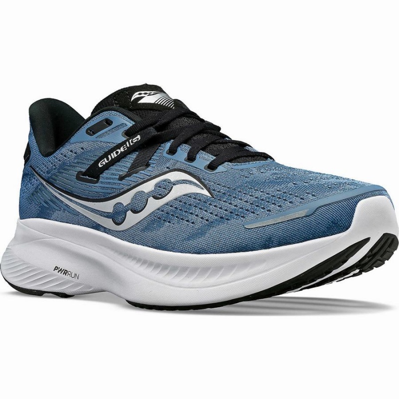 Saucony Guide 16 Férfi Futócipő Kék Fekete | Hungary S63159-A83