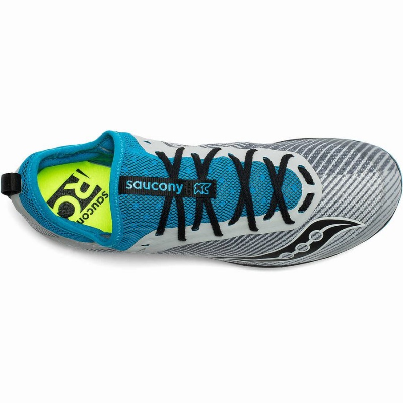 Saucony Havok XC 2 Spike Férfi Szöges Cipő Szürke Kék | Hungary S45793-B62