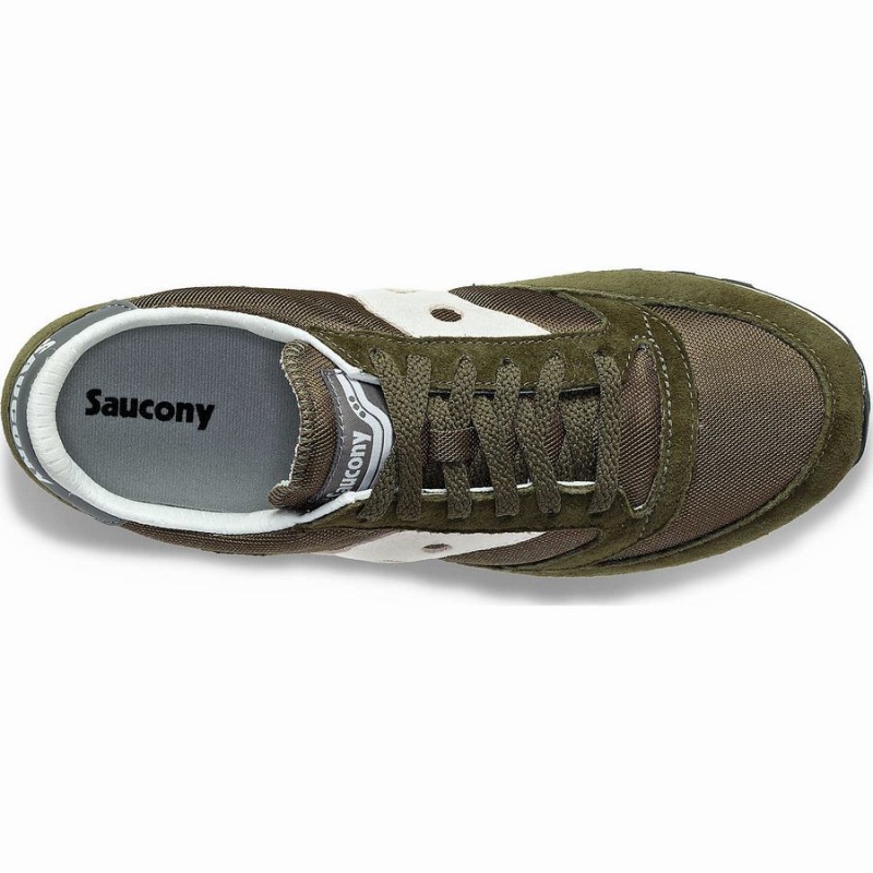 Saucony Jazz 81 Férfi Utcai Cipő Olivazöld Szürke | Hungary S45321-T24