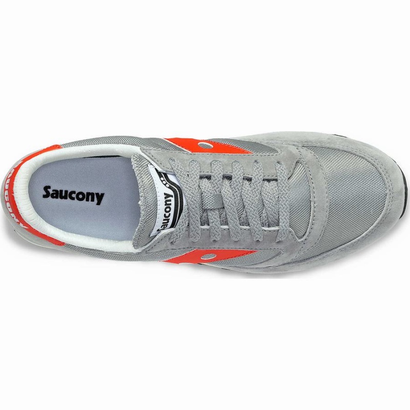 Saucony Jazz 81 Férfi Utcai Cipő Szürke Piros | Hungary S05648-H51