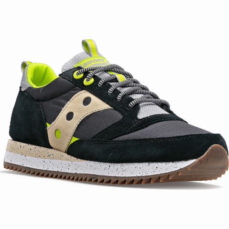 Saucony Jazz 81 Peak Premium Férfi Utcai Cipő Fekete Világos Zöld | Hungary S90167-W37